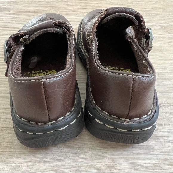 Buster Brown With Toezone Genuine Leather Brown Stitched Loafer Shoes - Picture 3 of 9